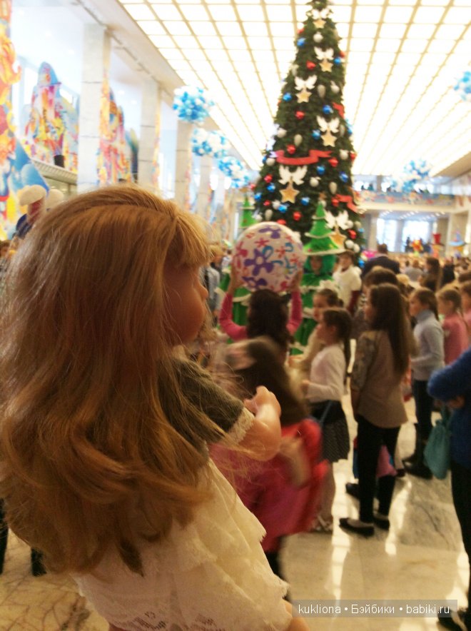 Как Марейка с Наташей в Кремль на ёлку ездили. Кукла Mareike Kidz‘n’Cats, Sonja Hartmann и кукла Minouche Natasha mit Мantel