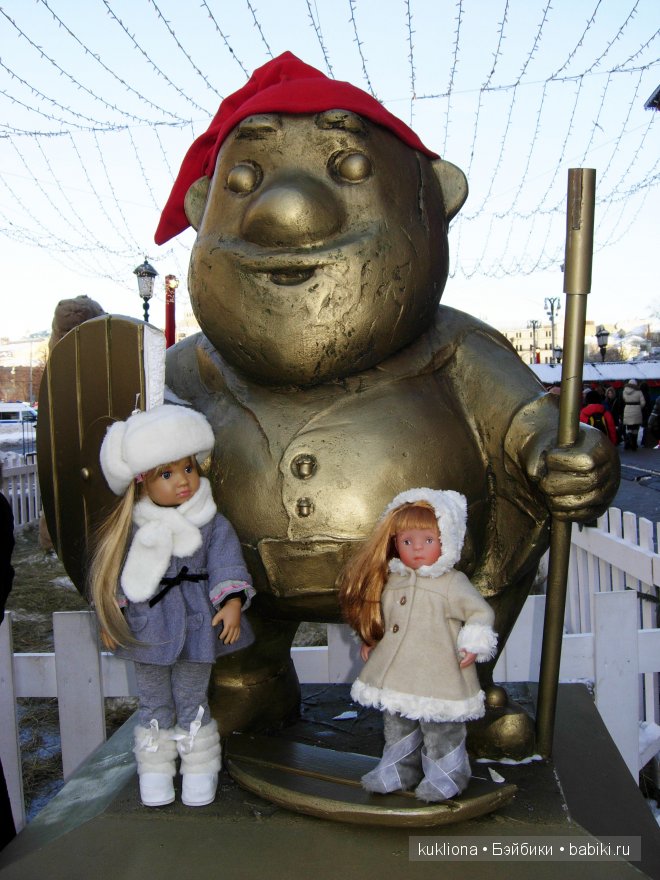 Как Марейка с Наташей в Кремль на ёлку ездили. Кукла Mareike Kidz‘n’Cats, Sonja Hartmann и кукла Minouche Natasha mit Мantel