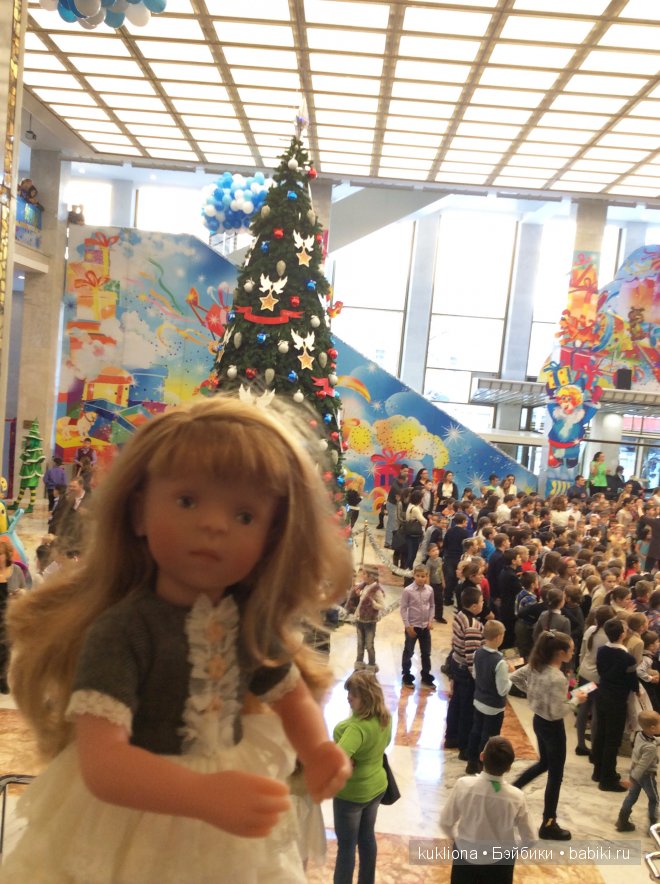 Как Марейка с Наташей в Кремль на ёлку ездили. Кукла Mareike Kidz‘n’Cats, Sonja Hartmann и кукла Minouche Natasha mit Мantel