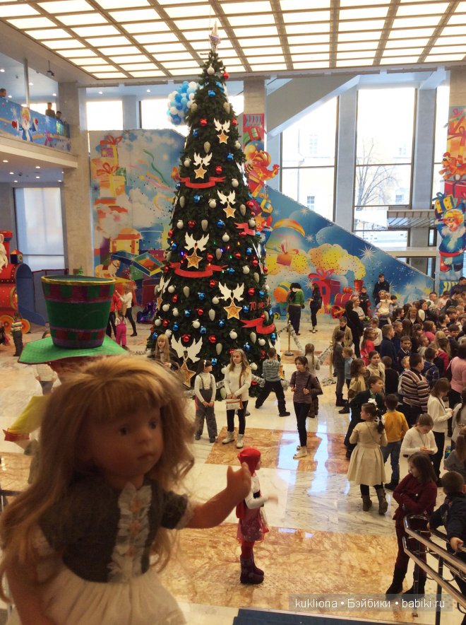 Как Марейка с Наташей в Кремль на ёлку ездили. Кукла Mareike Kidz‘n’Cats, Sonja Hartmann и кукла Minouche Natasha mit Мantel