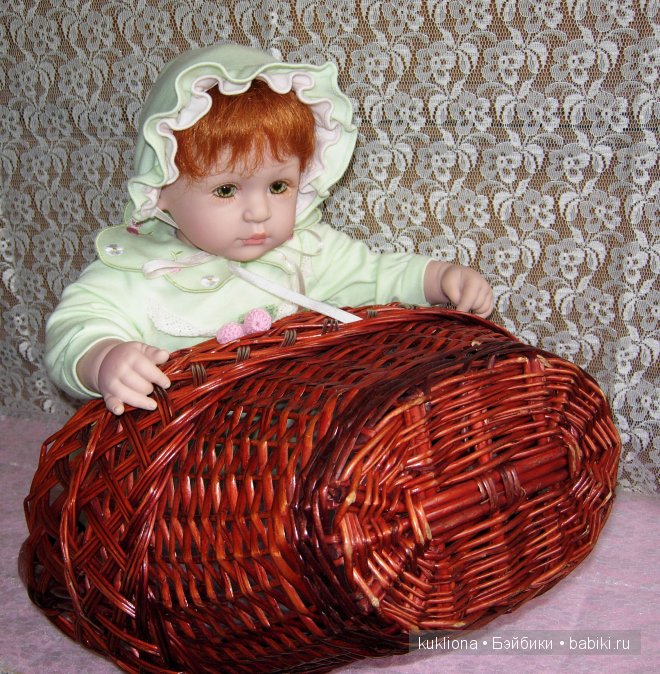 Рыжее зеленоглазое Чудо. Малышка Адорочка Мята и вишня. Name Your Own Baby Adora