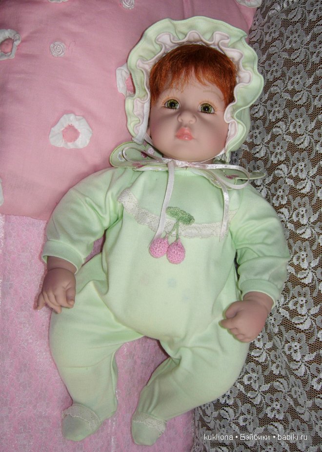 Рыжее зеленоглазое Чудо. Малышка Адорочка Мята и вишня. Name Your Own Baby Adora