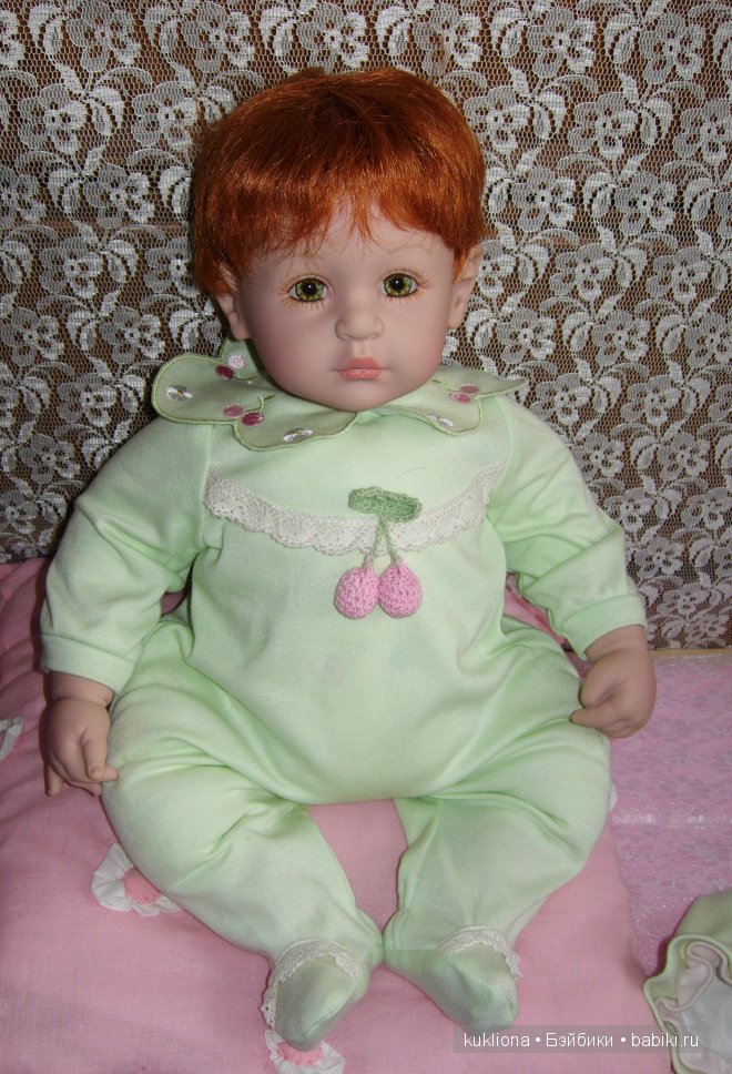 Рыжее зеленоглазое Чудо. Малышка Адорочка Мята и вишня. Name Your Own Baby Adora
