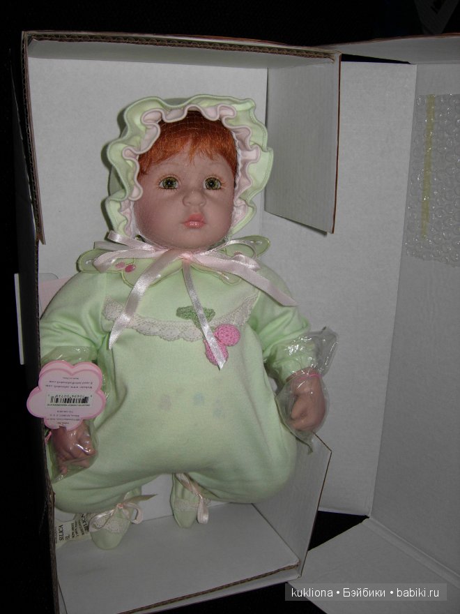 Рыжее зеленоглазое Чудо. Малышка Адорочка Мята и вишня. Name Your Own Baby Adora (фото 2)