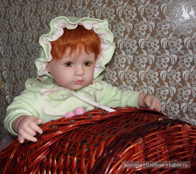 Рыжее зеленоглазое Чудо. Малышка Адорочка Мята и вишня. Name Your Own Baby Adora