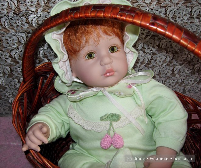Рыжее зеленоглазое Чудо. Малышка Адорочка Мята и вишня. Name Your Own Baby Adora