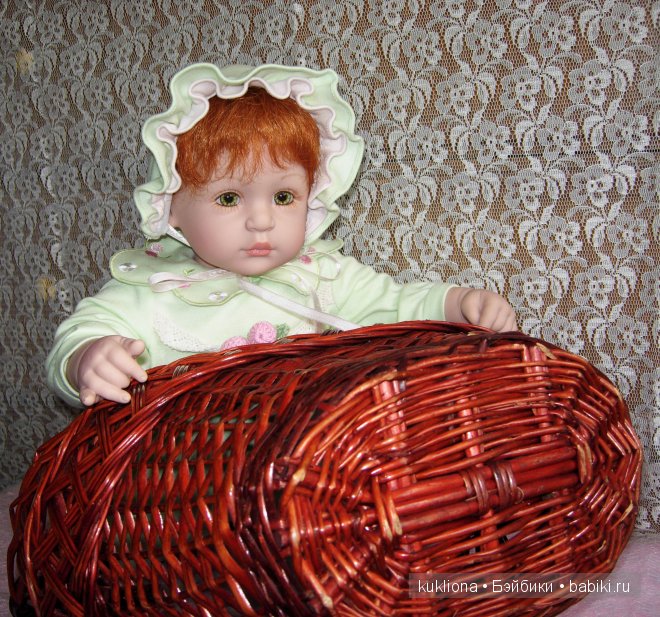 Рыжее зеленоглазое Чудо. Малышка Адорочка Мята и вишня. Name Your Own Baby Adora