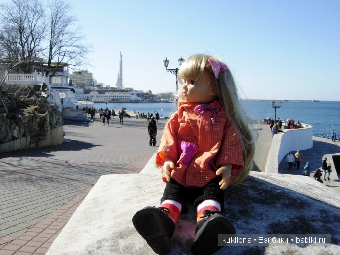 Марейка у моря в Севастополе.Когда сбываются новогодние желания. Кукла Mareike Kidz‘n’Cats, Sonja Hartmann