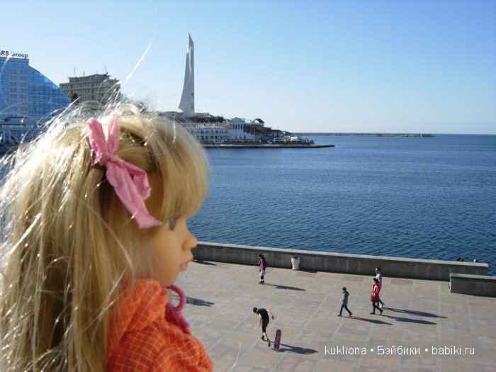 Марейка у моря в Севастополе.Когда сбываются новогодние желания. Кукла Mareike Kidz‘n’Cats, Sonja Hartmann