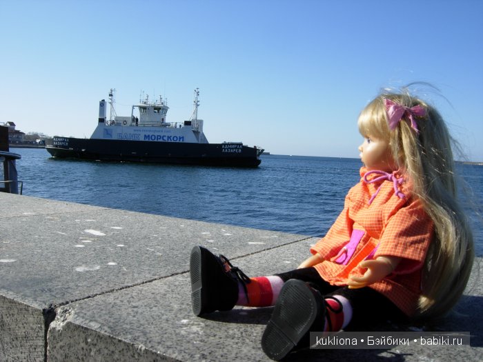 Марейка у моря в Севастополе.Когда сбываются новогодние желания. Кукла Mareike Kidz‘n’Cats, Sonja Hartmann