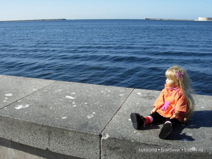 Марейка у моря в Севастополе.Когда сбываются новогодние желания. Кукла Mareike Kidz‘n’Cats, Sonja Hartmann