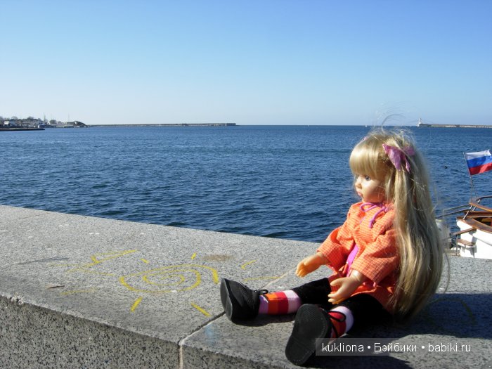Марейка у моря в Севастополе.Когда сбываются новогодние желания. Кукла Mareike Kidz‘n’Cats, Sonja Hartmann