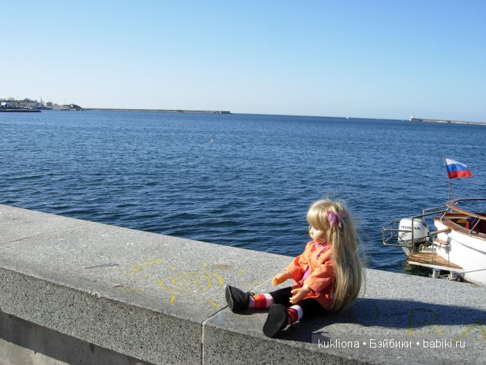 Марейка у моря в Севастополе.Когда сбываются новогодние желания. Кукла Mareike Kidz‘n’Cats, Sonja Hartmann