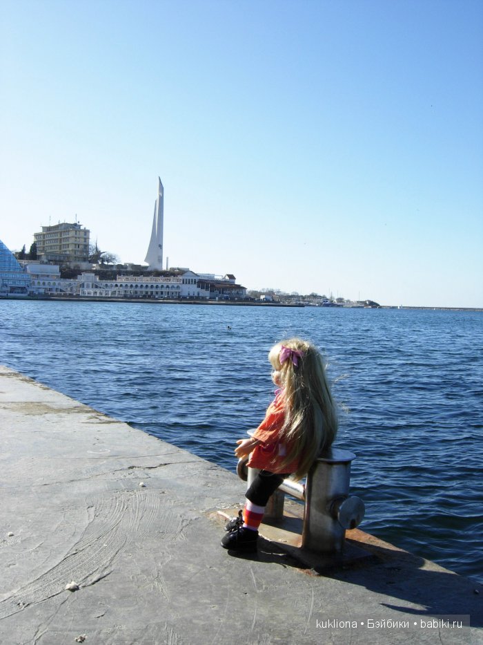 Марейка у моря в Севастополе.Когда сбываются новогодние желания. Кукла Mareike Kidz‘n’Cats, Sonja Hartmann