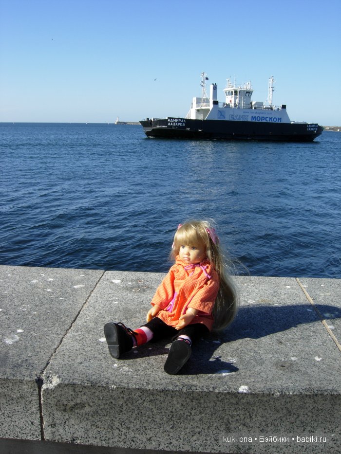 Марейка у моря в Севастополе.Когда сбываются новогодние желания. Кукла Mareike Kidz‘n’Cats, Sonja Hartmann