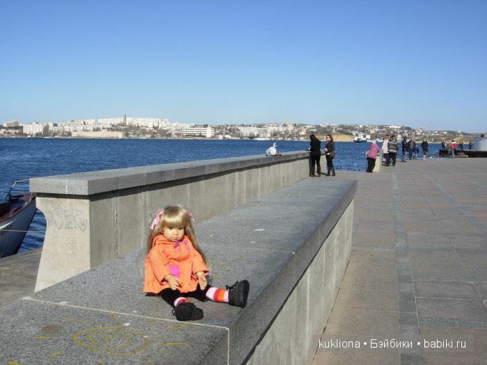 Марейка у моря в Севастополе.Когда сбываются новогодние желания. Кукла Mareike Kidz‘n’Cats, Sonja Hartmann