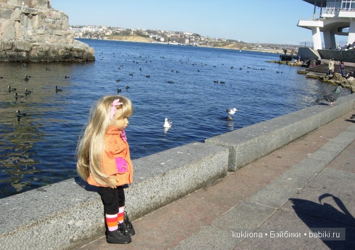 Марейка у моря в Севастополе.Когда сбываются новогодние желания. Кукла Mareike Kidz‘n’Cats, Sonja Hartmann