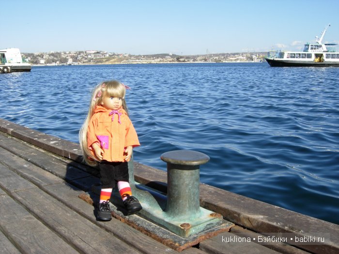 Марейка у моря в Севастополе.Когда сбываются новогодние желания. Кукла Mareike Kidz‘n’Cats, Sonja Hartmann