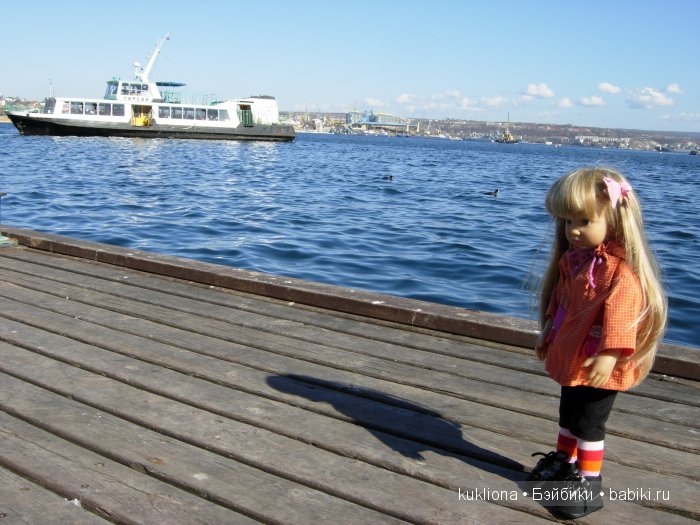 Марейка у моря в Севастополе.Когда сбываются новогодние желания. Кукла Mareike Kidz‘n’Cats, Sonja Hartmann