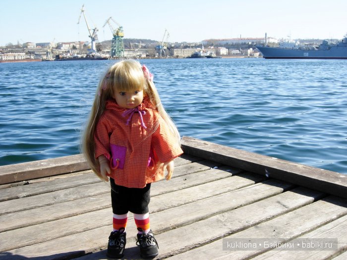 Марейка у моря в Севастополе.Когда сбываются новогодние желания. Кукла Mareike Kidz‘n’Cats, Sonja Hartmann