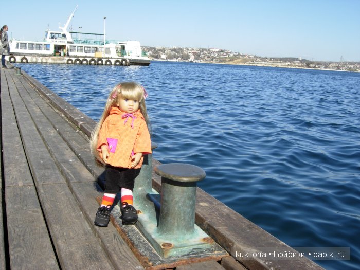 Марейка у моря в Севастополе.Когда сбываются новогодние желания. Кукла Mareike Kidz‘n’Cats, Sonja Hartmann