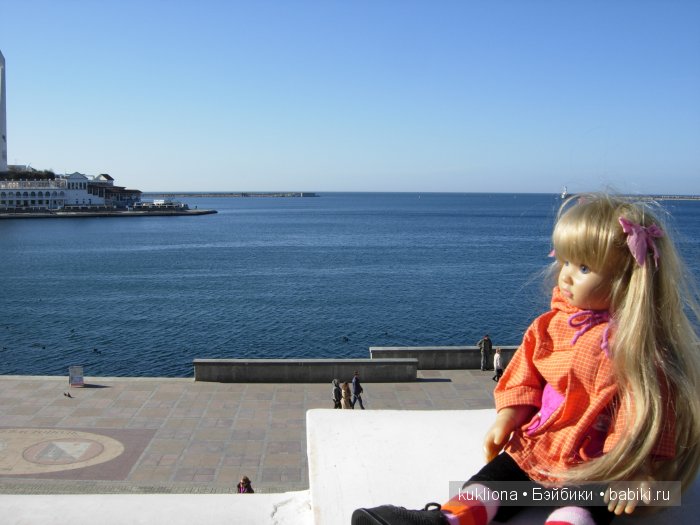 Марейка у моря в Севастополе.Когда сбываются новогодние желания. Кукла Mareike Kidz‘n’Cats, Sonja Hartmann