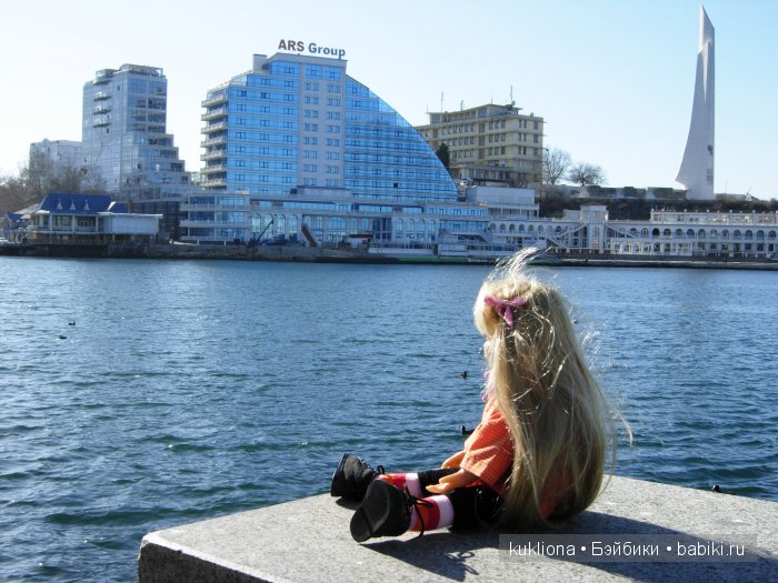 Марейка у моря в Севастополе.Когда сбываются новогодние желания. Кукла Mareike Kidz‘n’Cats, Sonja Hartmann