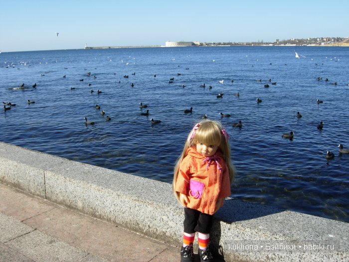 Марейка у моря в Севастополе.Когда сбываются новогодние желания. Кукла Mareike Kidz‘n’Cats, Sonja Hartmann