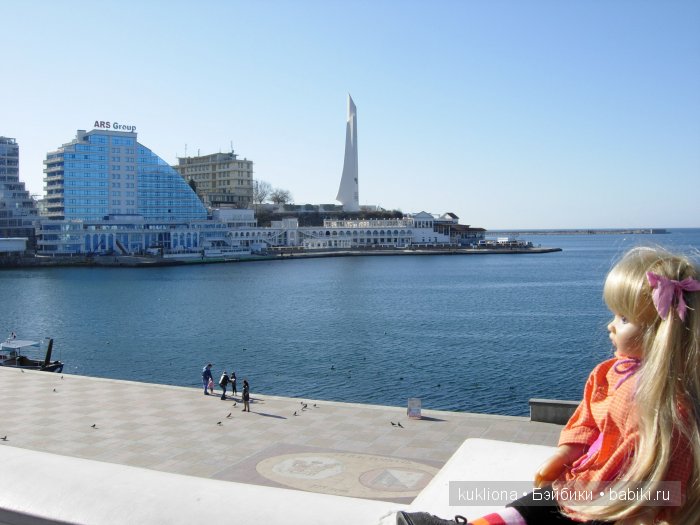 Марейка у моря в Севастополе.Когда сбываются новогодние желания. Кукла Mareike Kidz‘n’Cats, Sonja Hartmann