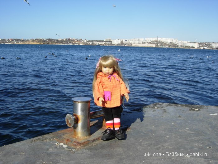 Марейка у моря в Севастополе.Когда сбываются новогодние желания. Кукла Mareike Kidz‘n’Cats, Sonja Hartmann