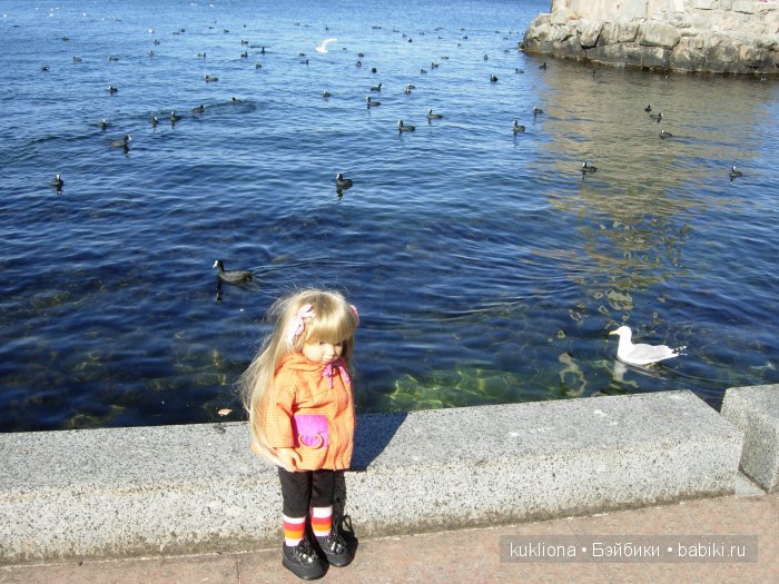 Марейка у моря в Севастополе.Когда сбываются новогодние желания. Кукла Mareike Kidz‘n’Cats, Sonja Hartmann