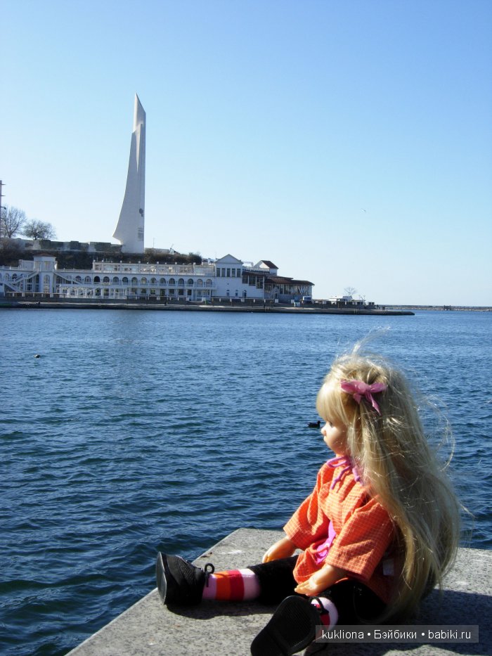 Марейка у моря в Севастополе.Когда сбываются новогодние желания. Кукла Mareike Kidz‘n’Cats, Sonja Hartmann