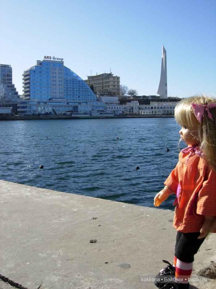 Марейка у моря в Севастополе.Когда сбываются новогодние желания. Кукла Mareike Kidz‘n’Cats, Sonja Hartmann