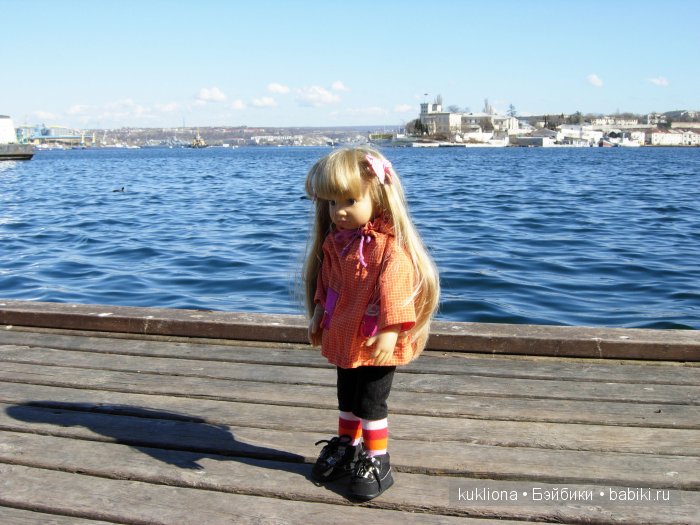 Марейка у моря в Севастополе.Когда сбываются новогодние желания. Кукла Mareike Kidz‘n’Cats, Sonja Hartmann
