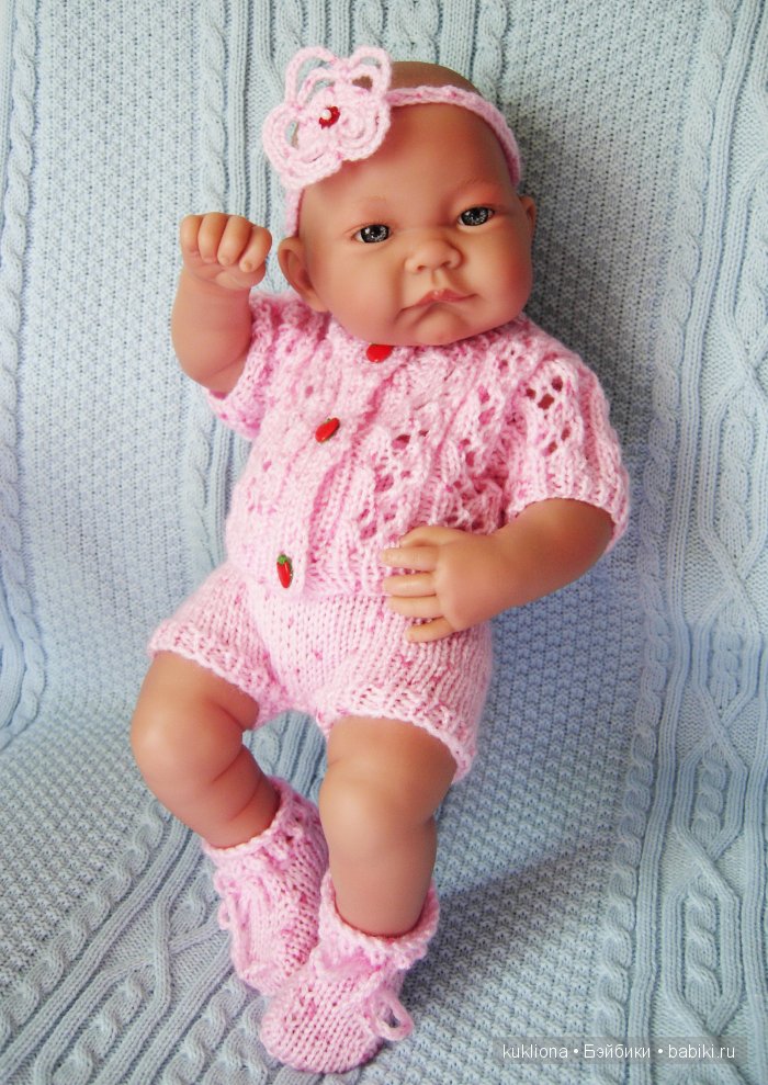 Клубничный Йогурт, зефирные котята- мои новые вязалочки для хуанчиков.Куклы от Антонио Хуан Antonio Juan (фото 2)