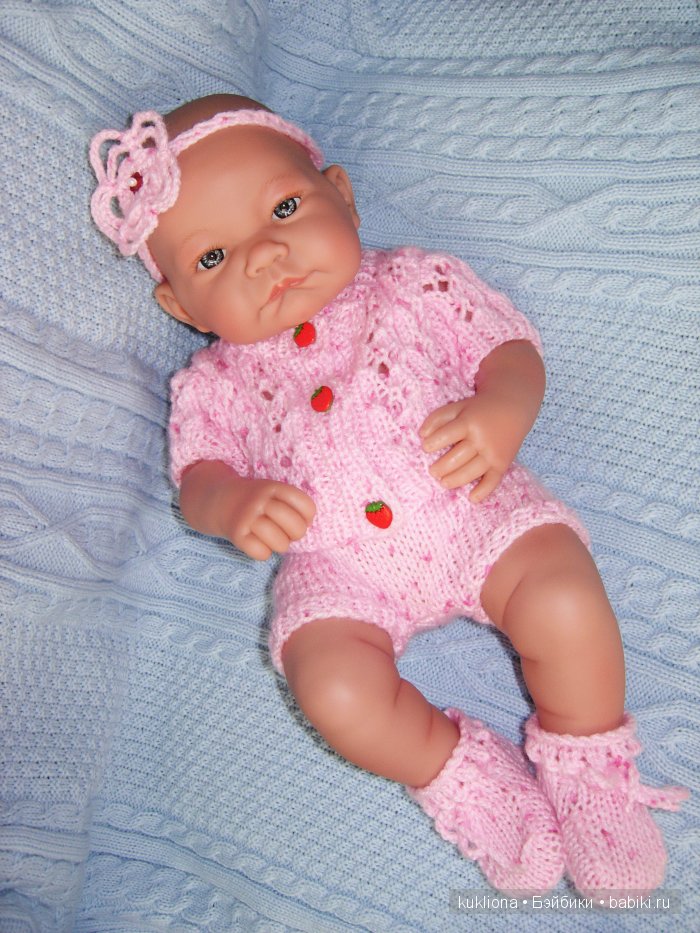 Клубничный Йогурт, зефирные котята- мои новые вязалочки для хуанчиков.Куклы от Антонио Хуан Antonio Juan (фото 8)