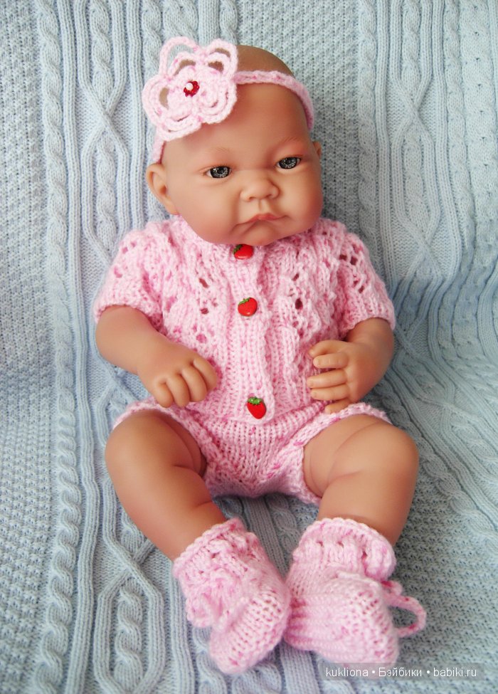 Клубничный Йогурт, зефирные котята- мои новые вязалочки для хуанчиков.Куклы от Антонио Хуан Antonio Juan (фото 4)