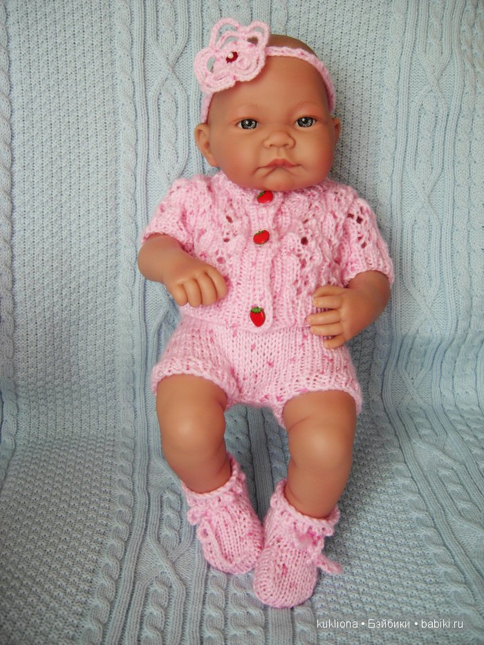 Клубничный Йогурт, зефирные котята- мои новые вязалочки для хуанчиков.Куклы от Антонио Хуан Antonio Juan (фото 6)