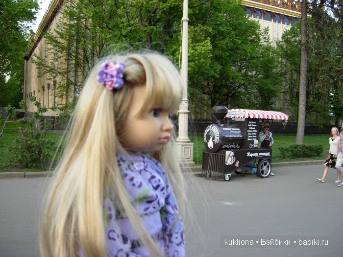 Марейка радуется весне, прогулка по ВВЦ! Кукла Mareike Kidz‘n’Cats Sonja Hartmann