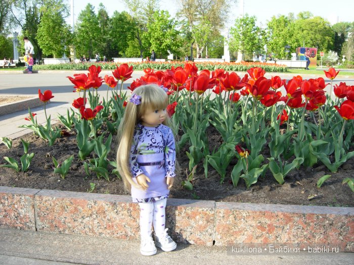 Марейка радуется весне, прогулка по ВВЦ! Кукла Mareike Kidz‘n’Cats Sonja Hartmann