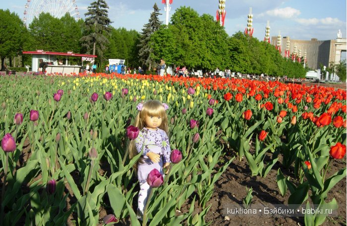 Марейка радуется весне, прогулка по ВВЦ! Кукла Mareike Kidz‘n’Cats Sonja Hartmann