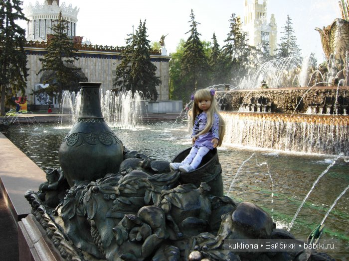 Марейка радуется весне, прогулка по ВВЦ! Кукла Mareike Kidz‘n’Cats Sonja Hartmann