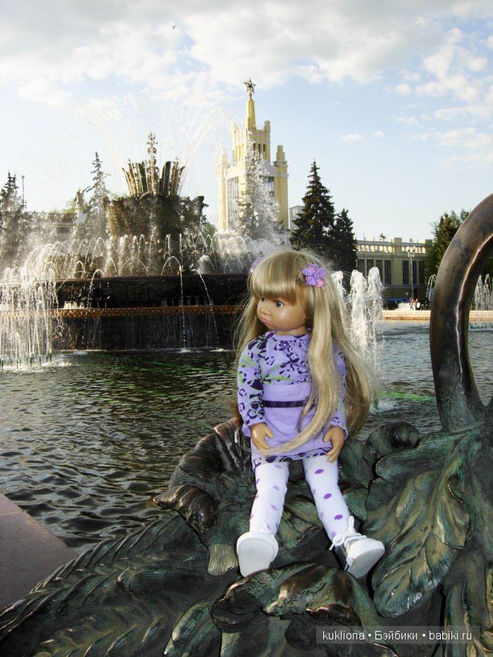 Марейка радуется весне, прогулка по ВВЦ! Кукла Mareike Kidz‘n’Cats Sonja Hartmann