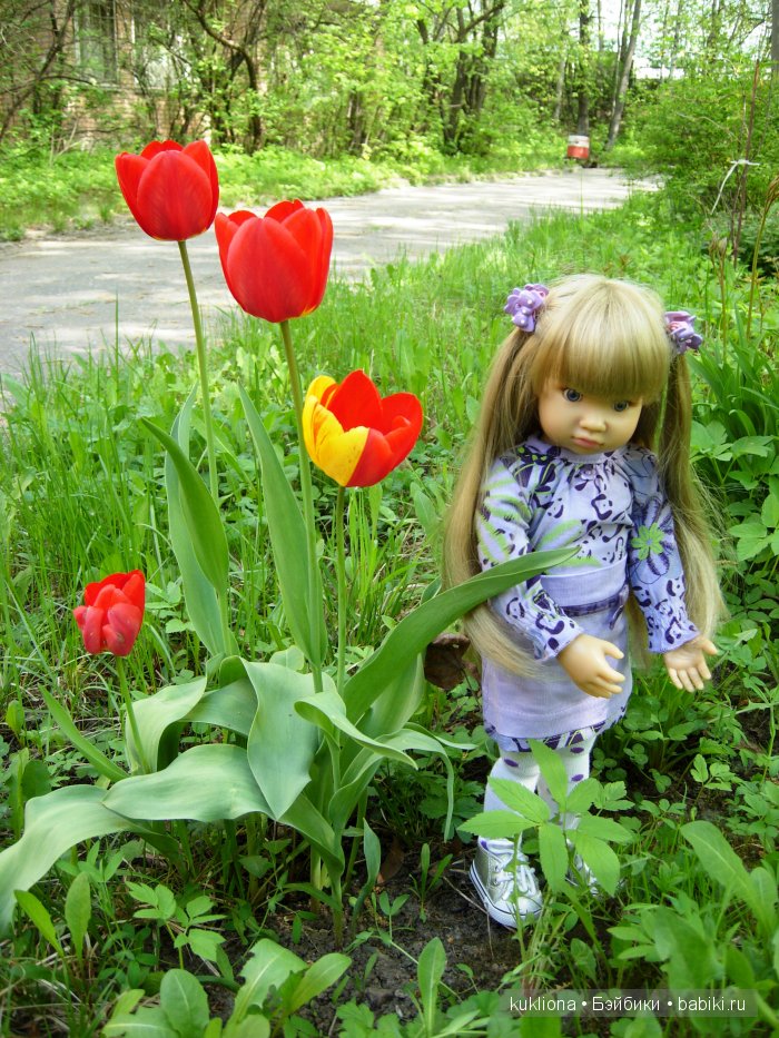 Марейка радуется весне, прогулка по ВВЦ! Кукла Mareike Kidz‘n’Cats Sonja Hartmann (фото 9)