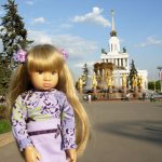 Марейка радуется весне, прогулка по ВВЦ! Кукла Mareike Kidz‘n’Cats Sonja Hartmann