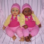 Молоко и шоколад, наши любимые интерактивные цапофские куклы.Talking Chou Chou Zapf Creation