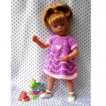 А мне фиолетово! Еще платья для куклы Наташи Minouche от Sylvia Natterer.