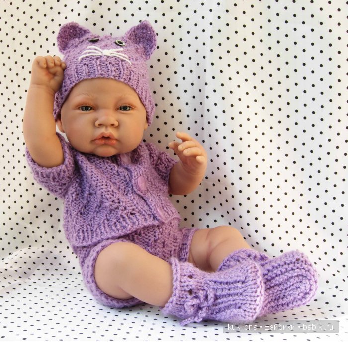 Магия сиреневого. Новые вязалочки для хуанчиков.Куклы от Antonio Juan | Бэйбики Магия сиреневого. Новые вязалочки для хуанчиков.Куклы от Antonio Juan