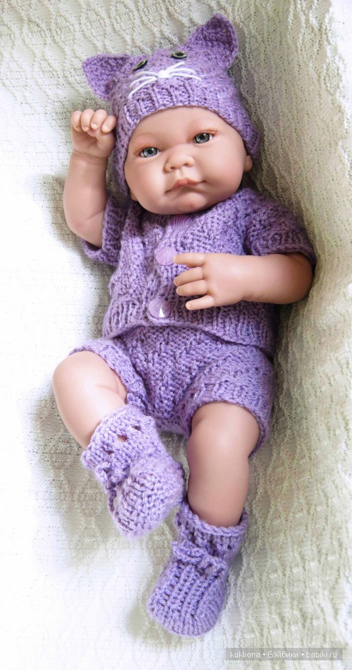 Магия сиреневого. Новые вязалочки для хуанчиков.Куклы от Antonio Juan | Бэйбики Магия сиреневого. Новые вязалочки для хуанчиков.Куклы от Antonio Juan