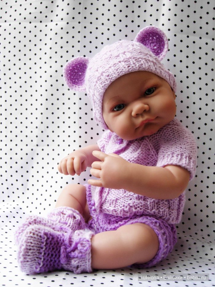 Магия сиреневого. Новые вязалочки для хуанчиков.Куклы от Antonio Juan | Бэйбики Магия сиреневого. Новые вязалочки для хуанчиков.Куклы от Antonio Juan